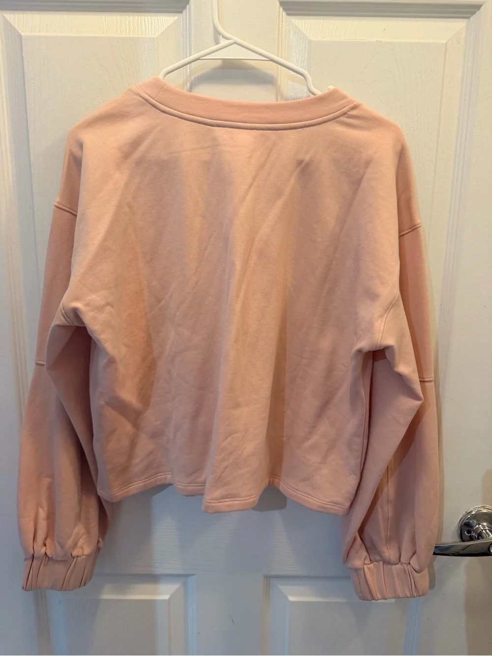 Michael Kors Light Pink Crewneck Sweatshirt with Embroidered KORS